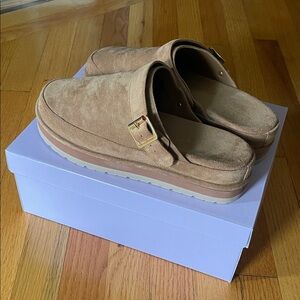 Madden Women’s Brown Suede Loafers with Buckle